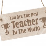 Teacher Gift Wood Sign Classroom Sign Thank You Teacher Gift