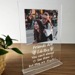 Personalised Photo Plaque Best Friend Birthday Friendship Gift