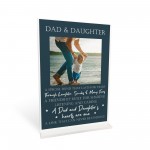 Personalised Dad And Daughter Gift Photo Dad Gift From Daughter