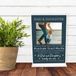 Personalised Dad And Daughter Gift Photo Dad Gift From Daughter