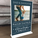 Personalised Dad And Daughter Gift Photo Dad Gift From Daughter