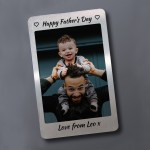 Red Ocean Fathers Day Gift For Dad Daddy Personalised Photo Card