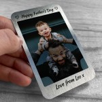 Red Ocean Fathers Day Gift For Dad Daddy Personalised Photo Card