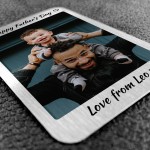 Red Ocean Fathers Day Gift For Dad Daddy Personalised Photo Card