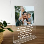 Personalised Brother Uncle Gifts Custom Photo Plaque Birthday