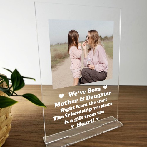 Personalised Mother And Daughter Photo Plaque Mum Gifts