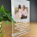 Personalised Mother And Daughter Photo Plaque Mum Gifts