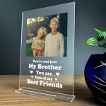 Personalised Birthday Gift For Brother Photo Plaque Sister Gift