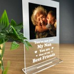 Personalised Nan Photo Plaque Birthday Gift For Nan Nanny Nana