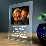 Personalised Nan Photo Plaque Birthday Gift For Nan Nanny Nana