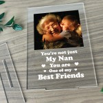 Personalised Nan Photo Plaque Birthday Gift For Nan Nanny Nana