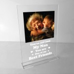 Personalised Nan Photo Plaque Birthday Gift For Nan Nanny Nana