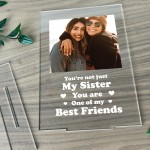 Personalised Best Friend Custom Photo Friendship Plaque Novelty 