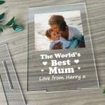 Personalised Mum Gift Custom Photo Plaque Birthday Christmas