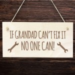 Grandad Gifts Novelty Engraved Wood Plaque Birthday Fathers Day