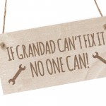 Grandad Gifts Novelty Engraved Wood Plaque Birthday Fathers Day