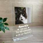 Personalised Cat Dog Memorial Standing Plaque Family Gift Pet