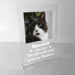 Personalised Cat Dog Memorial Standing Plaque Family Gift Pet