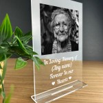 Personalised Memorial Plaque Remembrance Gift For Nan Grandad