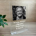 Personalised Memorial Plaque Remembrance Gift For Nan Grandad