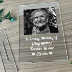 Personalised Memorial Plaque Remembrance Gift For Nan Grandad