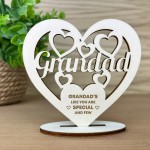 Special Grandad Gift For Birthday Fathers Day Standing Plaque