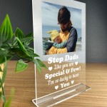 Personalised Step Dad Gifts Custom Photo Plaque Birthday Fathers