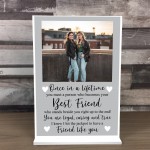 Personalised Gift Best Friend Standing Plaque Friendship Sign