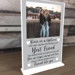 Personalised Gift Best Friend Standing Plaque Friendship Sign