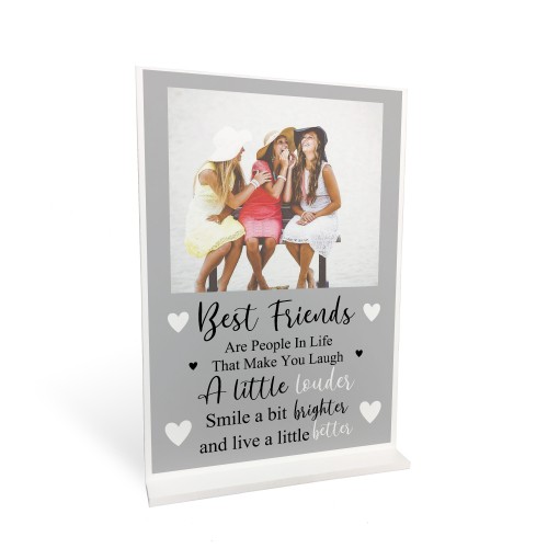 Personalised Friendship Plaque Custom Photo Birthday Gifts