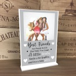 Personalised Friendship Plaque Custom Photo Birthday Gifts