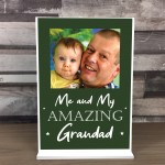 Personalised Photo Plaque Grandad Gift Custom Birthday Gifts