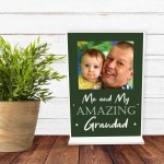 Personalised Photo Plaque Grandad Gift Custom Birthday Gifts