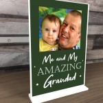 Personalised Photo Plaque Grandad Gift Custom Birthday Gifts