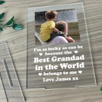 Personalised Photo Plaque Grandad Gift From Grandchildren