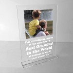 Personalised Photo Plaque Grandad Gift From Grandchildren