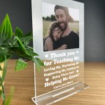 Personalised Dad Thank You Photo Plaque Fathers Day Birthday