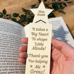 Teacher Thank You Gift Personalised Engraved Bookmark