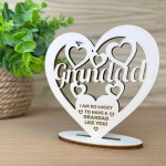 Grandad Plaque Standing Sign Gift For Grandad Birthday