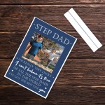 Step Dad Gifts Thank You Standing Plaque Personalised Photo Gift