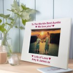 Personalised Gift For Auntie Birthday Xmas Photo Frame