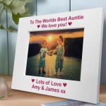 Personalised Gift For Auntie Birthday Xmas Photo Frame