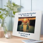 Personalised Brother Birthday Xmas Gift Photo Frame Brother Gift