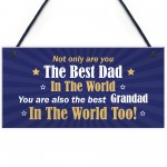 Dad Gifts Hanging Sign Dad Grandad Birthday Gift Fathers Day