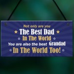 Dad Gifts Hanging Sign Dad Grandad Birthday Gift Fathers Day