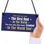 Dad Gifts Hanging Sign Dad Grandad Birthday Gift Fathers Day