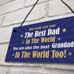 Dad Gifts Hanging Sign Dad Grandad Birthday Gift Fathers Day