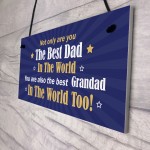 Dad Gifts Hanging Sign Dad Grandad Birthday Gift Fathers Day