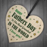 Fathers Day Gifts For Grandad Wood Heart Grandad Gifts For Him