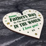 Fathers Day Gifts For Grandad Wood Heart Grandad Gifts For Him